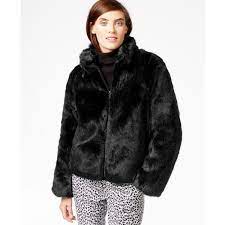 Michael Kors Short Faux Fur Coat