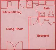 typical floor plan one bedroom