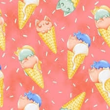icecream fabric wallpaper and home