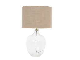 Lamp Clear Bubble Glass Table Lamp With