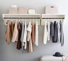 Closet Collection Clothing Rod Shelf