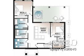 See plan page for details. Sloped Lot House Plans Walkout Basement Drummond House Plans