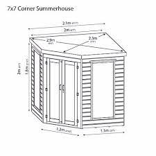 Dimensions For A Corner Summer House