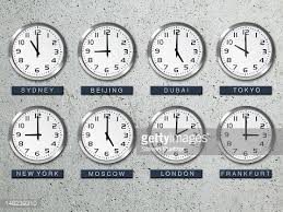 Time Zone Clocks Wall Clock Time Zones