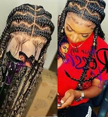 These vivid box braids for kids look stunning when fall over both sides of the shoulder. Braided Wig Pop Smoke Braids Wig Zizag Braided Wig Full Lace Braided Wig Ebay