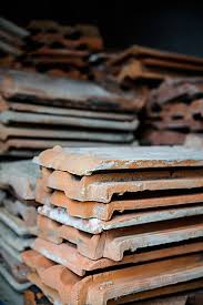 stack of tiles wrapped stack porous