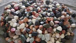 small mix color decorative pebble stone