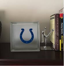 lighted indianapolis colts glass block