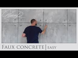 Faux Concrete Effect The Easy Way