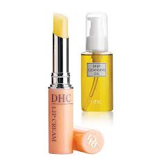 dhc deep cleansing oil and lip cream