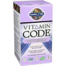 garden of life vitamin code raw prenatal
