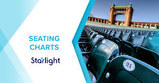 starlight seating charts plan your visit