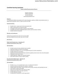 Certified Nursing Assistant Resume Objective Examples Regarding     Resume    Glamorous How To Update A Resume Examples    Interesting    