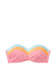 Victorias Secret Haut Bikini Bandeau Bustier Sun Peach
