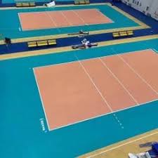 asian flooring indoor volley ball court