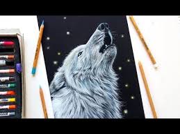 I don't know my hbs from my fs. Drawing A White Wolf With Pastel Pencils Leontine Van Vliet Youtube Pastel Pencils Soft Pastel Galaxy Art Painting