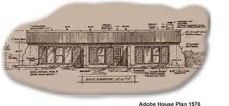 Solar Adobe House Plan 1576