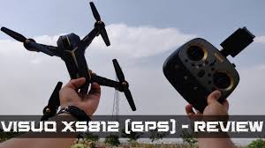 visuo xs812 gps drone flight test