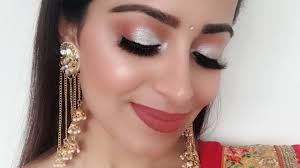 simple glam diwali makeup hindi