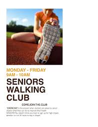 Renna Media Seniors Walking Club Flyer