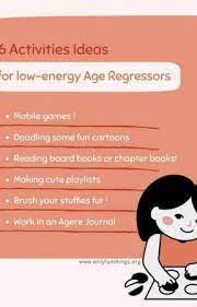age regression questions