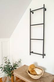 wall blanket ladder metal ladder