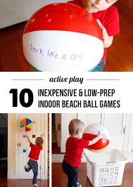 10 easy indoor beach ball games
