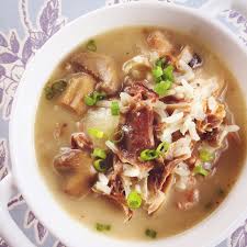 Put the mushrooms, diced meat, wild rice, leeks and carrots into a kettle and pour the hot soup over them. Recipe Duck Carcass And Rice Soup Farm And Foodie