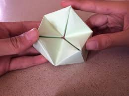 Вращающейся тетраэдр флексагон оригами, origami rotating tetrahedron flexagon. How To Fold An Origami Hexaflexagon B C Guides