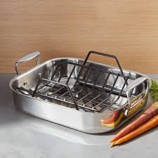 all clad roasting pan with rack