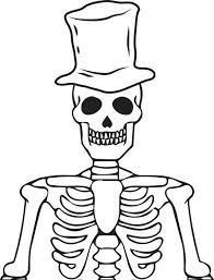 He's a fun halloween colouring page for younger children to enjoy. Printable Halloween Skeleton Coloring Page For Kids Halloween Coloring Halloween Coloring Page Coloring Pages For Kids