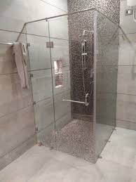 Hinged Rectangular Fiberglass Shower