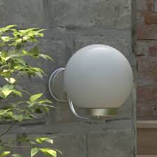 vidaxl garden wall mounted lamp white