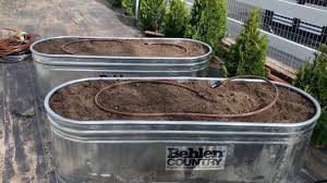 Cattle Troughs Into Raised Bed Gardens