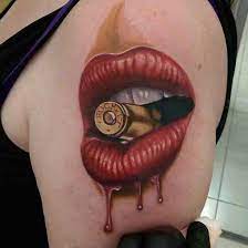 10 most awesome mouth tattoo designs