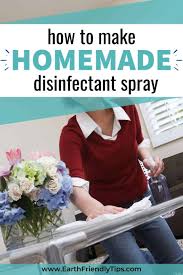 how to make diy disinfectant spray