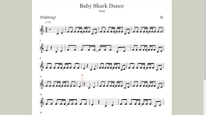 baby shark clarinet cover sheet