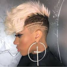 Many women find short hair not very feminine, and they are far from the truth. 31 Bold Shaved Hairstyles For Black Women Hairstylecamp
