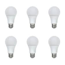 Unbranded 60 Watt Equivalent A19 General Purpose Led Light Bulb Soft White 6 Pack Fg 03162 The Home Depot