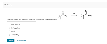 Solved v Part A OH ? R Select the reagent conditions that | Chegg.com