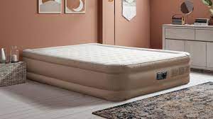 a mattress topper on an air mattress