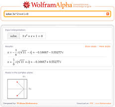 Solving Equations With Wolfram Alpha