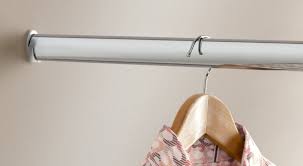 Simple scandinavian inspired design compliments every space. Wardrobe Rail For Wall Mounting Custom Size Regalraum Com