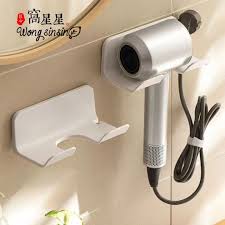 Wall Mounted Hair Dryer Hanger Without