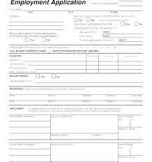 Job Application Form Template Free Job Application Form