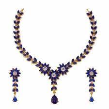 blue stone jewellery at rs 2500 piece