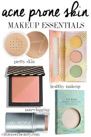 makeup essentials for acne e skin