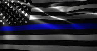thin blue line flag united states of