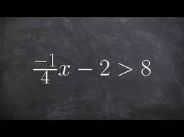 Two Step Inequality With A Fraction