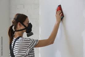 Dust Protective Mask And Sanding Wall